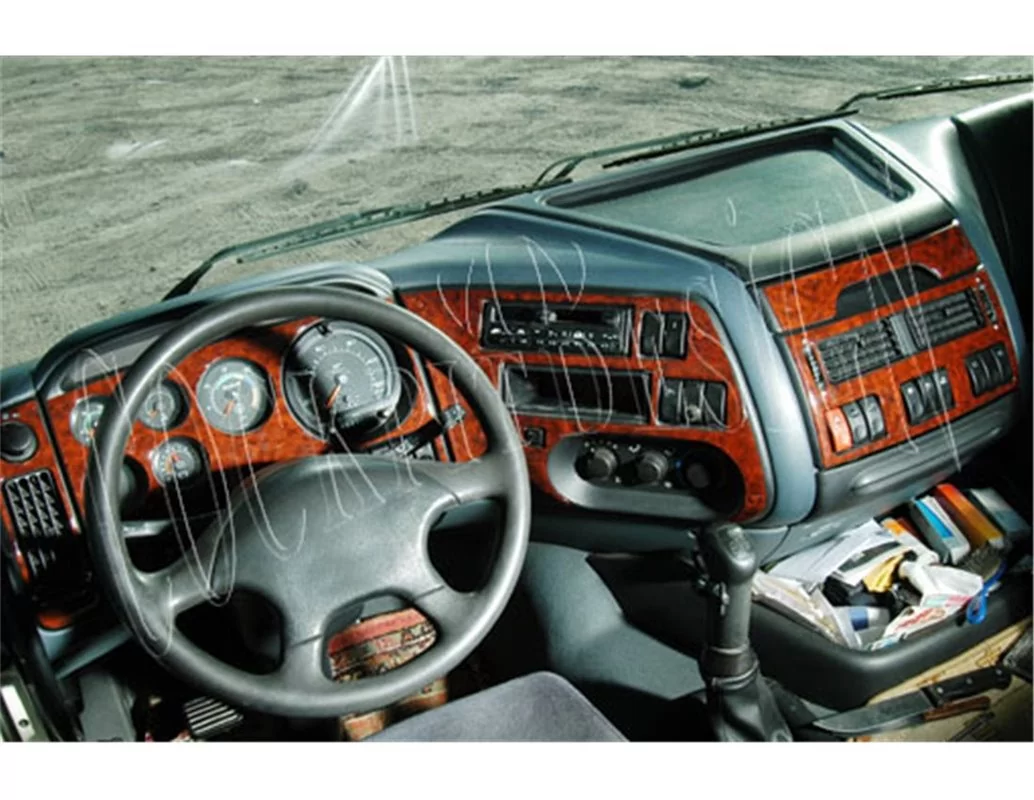 Car accessories Daf 95 XF 04.1997 3D Interior Dashboard Trim Kit Dash Trim Dekor 12-Parts