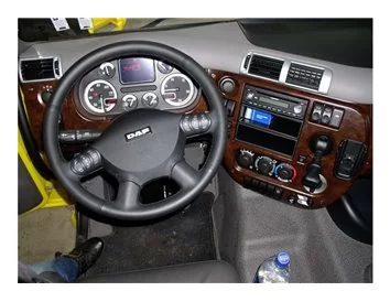 Car accessories Daf CF 01.2011 3D Interior Dashboard Trim Kit Dash Trim Dekor 18-Parts