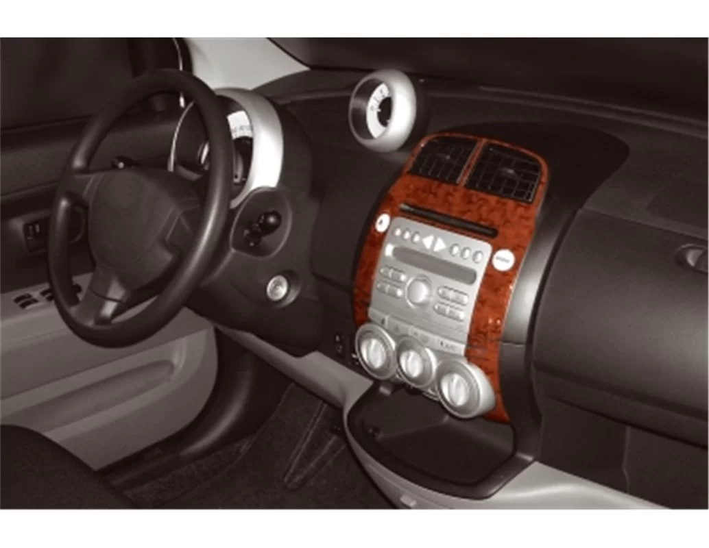 Car accessories Daihatsu Sirion 01.2005 3D Interior Dashboard Trim Kit Dash Trim Dekor 3-Parts