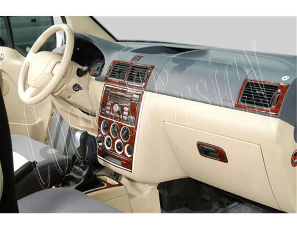 Car accessories Ford Connect Delux 10.06-04.09 3D Interior Dashboard Trim Kit Dash Trim Dekor 22-Parts