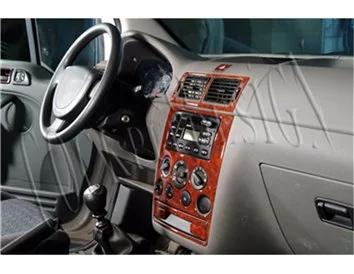 Car accessories Ford Connect GLX 06.02-09.06 3D Interior Dashboard Trim Kit Dash Trim Dekor 21-Parts