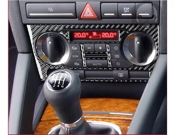 Audi A3 Typ 8P 2006-2014 Kit de garniture de tableau de bord intérieur 3D Dash Trim Dekor 31-Parts - 4