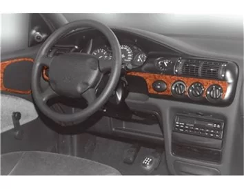 Ford Escord 02.95-02.00 Inleg dashboard Interieurset aansluitend en pasgemaakt op he 12 -Teile - 1
