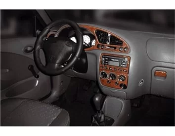 Ford Fiesta 08.99-02.02 Inleg dashboard Interieurset aansluitend en pasgemaakt op he 13 -Teile - 1