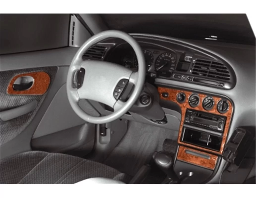 Car accessories Ford Mondeo 03.93-09.96 3D Interior Dashboard Trim Kit Dash Trim Dekor 11-Parts
