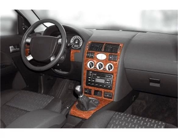 Ford Mondeo 10.00-05.03 3D Interior Dashboard Trim Kit Dash Trim Dekor 8-Parts