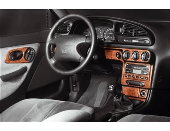 Car accessories Ford Mondeo 10.96-09.00 3D Interior Dashboard Trim Kit Dash Trim Dekor 18-Parts