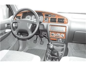 Ford Ranger 06.99-06.06 Kit de garniture de tableau de bord intérieur 3D Dash Trim Dekor 12 pièces - 1