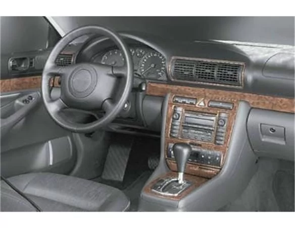 Car accessories Audi A4 B5 Typ 8D 06.99-10.00 3D Interior Dashboard Trim Kit Dash Trim Dekor 9-Parts