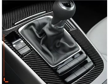 Car accessories Audi A4 B8 Typ 8K 2009-2015 3D Interior Dashboard Trim Kit Dash Trim Dekor 1-2-Parts