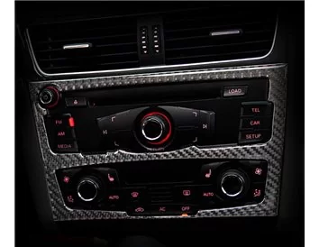 Car accessories Audi A4 B8 Typ 8K 2009-2015 3D Interior Dashboard Trim Kit Dash Trim Dekor 7-Parts