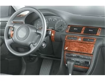 Car accessories Audi A6 C5 Typ 4B 05.97-05.01 3D Interior Dashboard Trim Kit Dash Trim Dekor 12-Parts