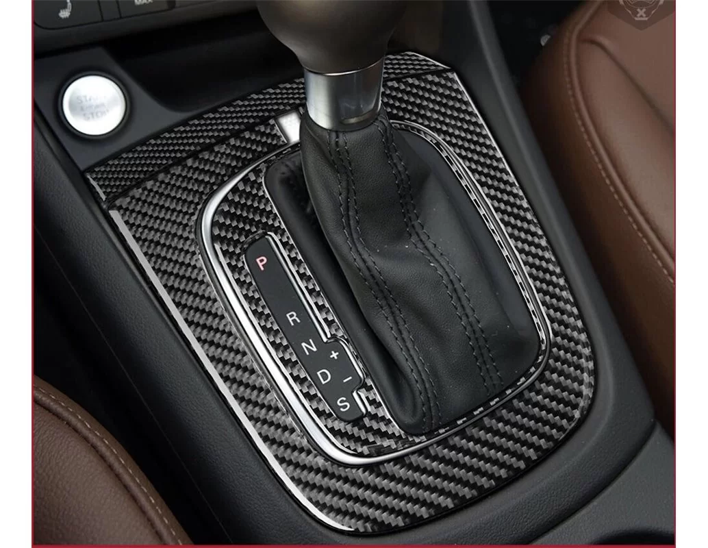 Car accessories Audi Q3 ab 2015 3D OVER OEM Dashboard Trim Kit Dash Trim Dekor 9-Parts