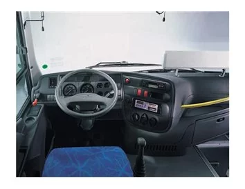 Iveco Eurobus Full Set 06.2006 3D Interior Dashboard Trim Kit Dash Trim Dekor 27-Parts - 1 - Interior Dash Trim Kit