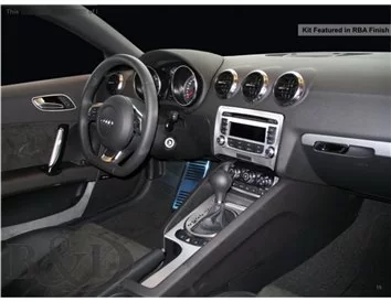 Audi TT 2007-2014 Ensemble complet, sans kit de garniture de tableau de bord intérieur NAVI BD - 1