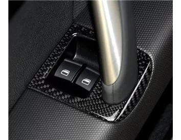 Car accessories Audi TT 2008-2014-Coupe 3D Interior Dashboard Trim Kit Dash Trim Dekor 20-Parts