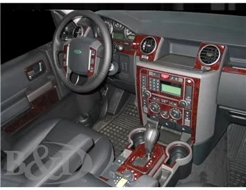 Land Rover Discovery 3 2005-UP Volledige set interieur BD dashboardafwerkingsset - 1