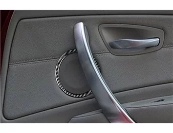 BMW Série 1 E81 E88 2004-2011 Kit de garniture de tableau de bord intérieur 3D Dash Trim Dekor 11-Parts - 7