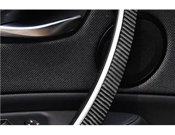 BMW Série 1 E81 E88 2004-2011 Kit de garniture de tableau de bord intérieur 3D Dash Trim Dekor 11-Parts - 8