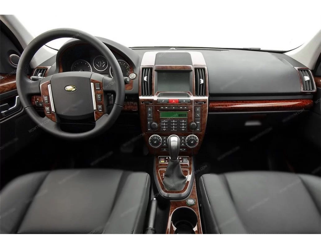 Land Rover Freelander2007-2015 Kit de garniture de tableau de bord intérieur 3D Décoration de tableau de bord 40 pièces - 1