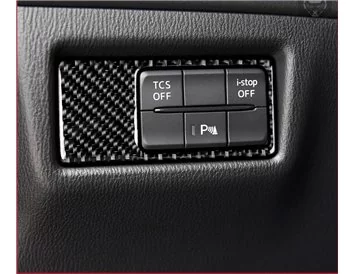 Mazda CX-5 KF ab 2017 Inleg dashboard Interieurset aansluitend en pasgemaakt op he 27 -Teile - 10