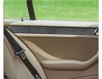 Car accessories BMW 3 Series E46 04.98-12.04 3D Interior Dashboard Trim Kit Dash Trim Dekor 4-Parts
