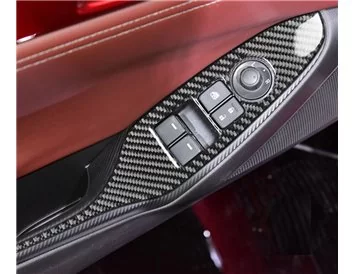 Mazda MX-5 Miata ND Mk4 2015-2020 Kit de garniture de tableau de bord intérieur 3D Dash Trim Dekor 25-Parts - 5