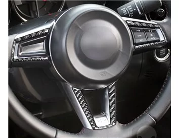 Mazda MX-5 Miata ND Mk4 2015-2020 Kit de garniture de tableau de bord intérieur 3D Dash Trim Dekor 25-Parts - 7