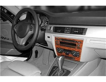 BMW 3 Series E90 01.06-12.10 Inleg dashboard Interieurset aansluitend en pasgemaakt op he 18 -Teile - 1