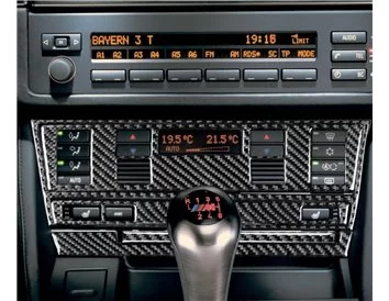 BMW 5 1998-UP Without NAVI system, 35 Parts set Interior BD Dash Trim Kit