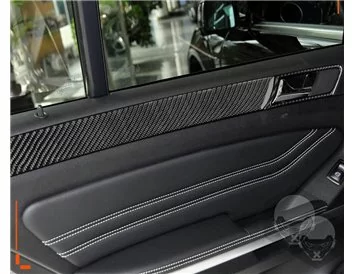 Mercedes Classe ML W164 2006-2011 Kit de décoration intérieure 3D pour tableau de bord Dash Trim Dekor 8-Parts