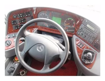 Mercedes Tourismo 04.07-12.10 Kit de garniture de tableau de bord intérieur 3D Dash Trim Dekor 19-Parts - 1