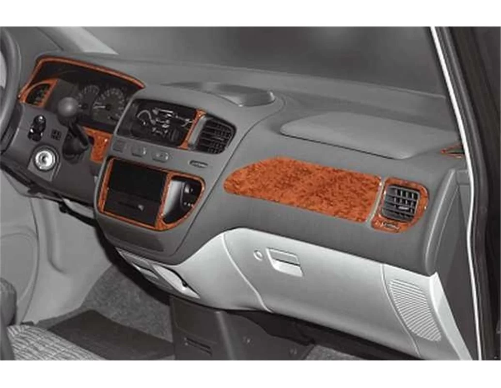 Mitsubishi L 400 05.98 12.06 3D Interior Dashboard Trim Kit Dash Trim Dekor 13-Parts - 1
