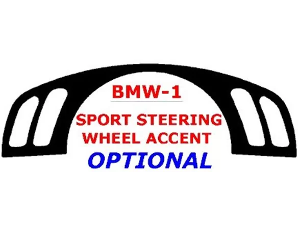 BMW X5 1998-2006 Sport Steering Wheel Accent Interior BD Dash Trim Kit