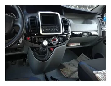 Opel Vivaro 01.2011 3D Interior Dashboard Trim Kit Dash Trim Dekor 16-Parts - 1
