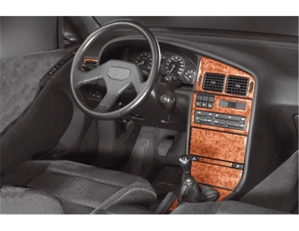 Peugeot 405 09.92-06.95 3D Interior Dashboard Trim Kit Dash Trim Dekor 9-Parts - 1
