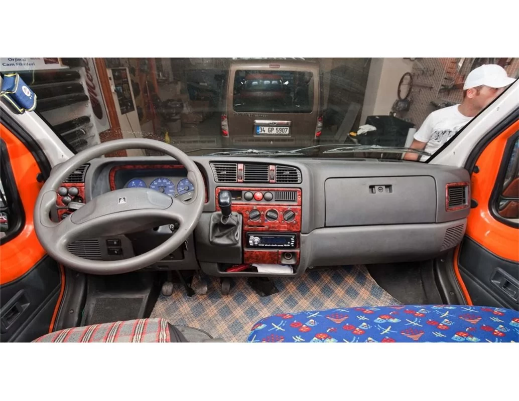 Peugeot Boxer 09.94-01.02 3D Interior Dashboard Trim Kit Dash Trim Dekor 32-Parts - 1