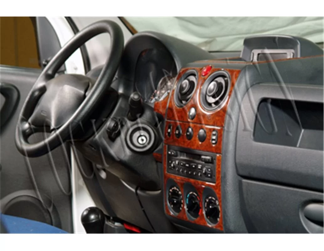 Peugeot Partner 10.02-07.08 3D Interior Dashboard Trim Kit Dash Trim Dekor 11-Parts - 1