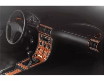 BMW Z3 E36-7 03.96-03.99 Kit de garnitures de tableau de bord intérieur 3D Dash Trim Dekor 42-Parts - 1