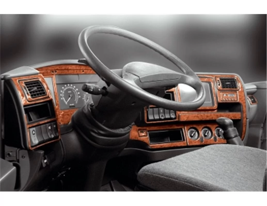 Renault Magnum 04.97-03.02 Kit de décoration de tableau de bord intérieur 3D Dash Trim Dekor 28-Parts - 1