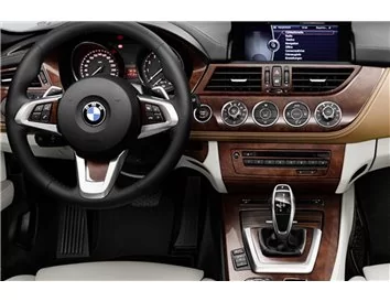 Car accessories BMW Z4 E89 2009–2016 3D Interior Dashboard Trim Kit Dash Trim Dekor 37-Parts