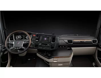 Scania NG-Series ab 2016 Inleg dashboard Interieurset aansluitend en pasgemaakt op he 17 -Teile - 4