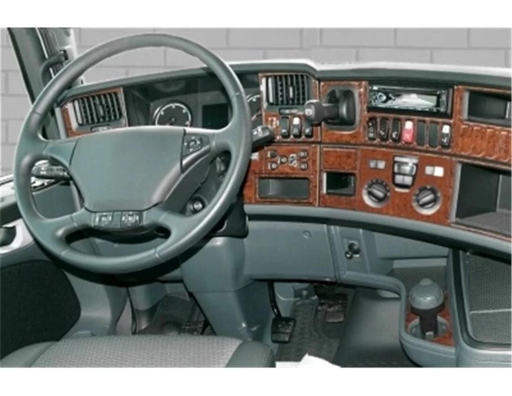 Scania R-Series R2 HighLine 2009 Inleg dashboard Interieurset aansluitend en pasgemaakt op he 54 -Teile - 1