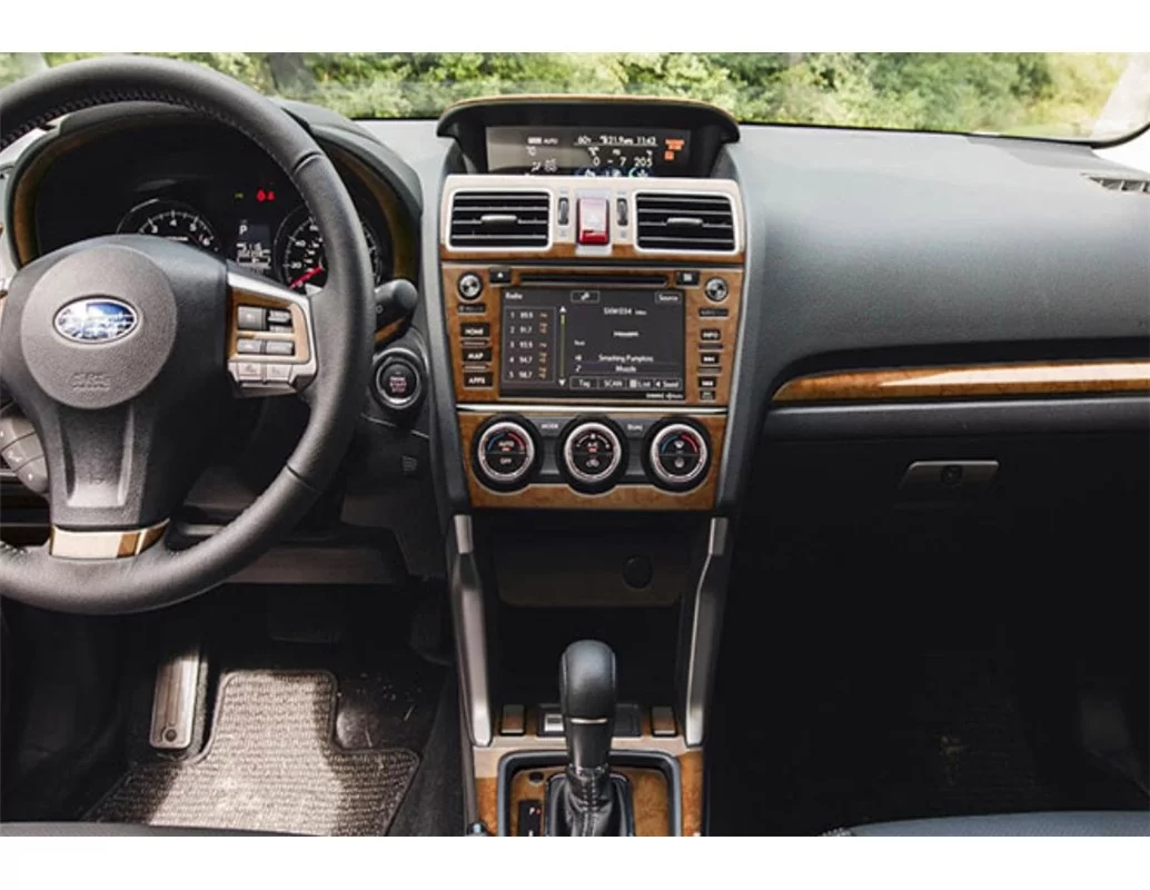 Subaru Impreza G5 2015-2018 Kit de garniture de tableau de bord intérieur 3D Dash Trim Dekor 26-Parts - 1
