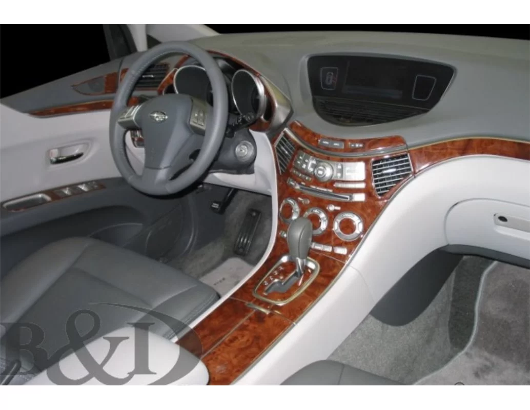 Subaru Tribeca 2006-2014 Kit de garniture de tableau de bord intérieur 3D Dash Trim Dekor 52-Parts - 1
