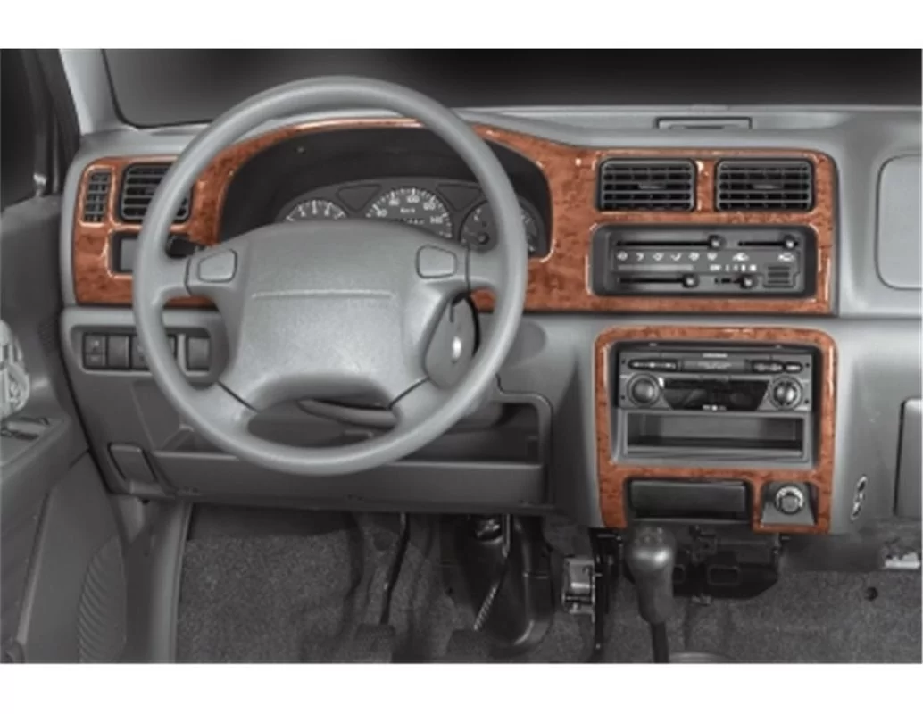 Suzuki Wagon R 10.97-09.00 Inleg dashboard Interieurset aansluitend en pasgemaakt op he 4 -Teile - 1
