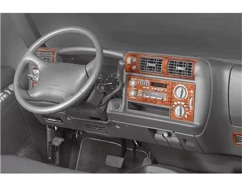 Chevrolet Blazer 01.1995 Inleg dashboard Interieurset aansluitend en pasgemaakt op he 17-Delig - 1