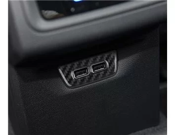 Volkswagen Golf VIII CD 2019 up Inleg dashboard Interieurset aansluitend en pasgemaakt op he 31-Parts