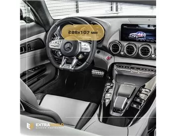 Mercedes-Benz AMG GT (X290) 2018 - Present Digital Speedometer + Multimedia 12,3" ExtraShield Screeen Protector - 1