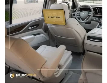 Car accessories Cadillac Escalade 2021 - Present Passenger monitors (2 pcs,) ExtraShield Screeen Protector